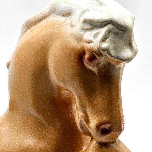 Retro Mid Century 1960s Ceramic Palamino Horse Planter Pot - Picture 5 of 9